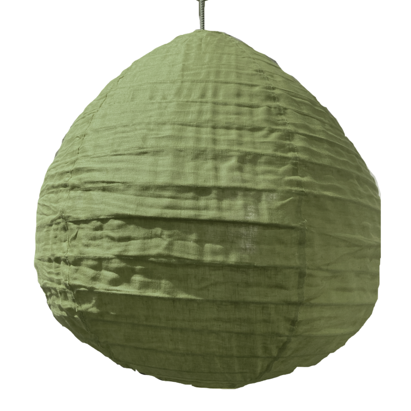 De linnen lampenkap Liv M olive