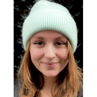 Beanie Fino pastel green