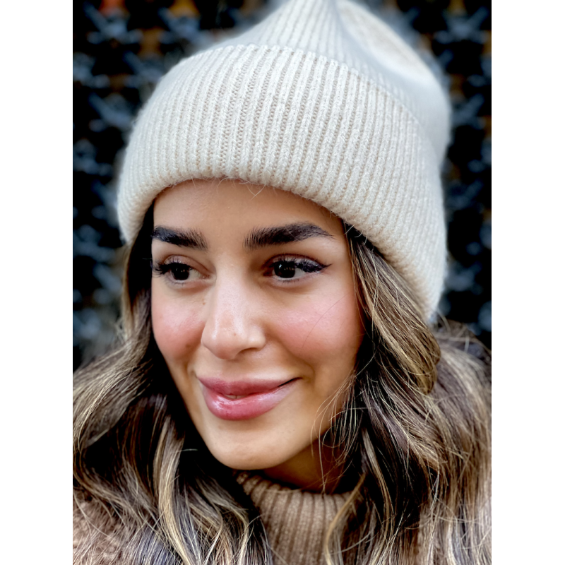 Beanie Fino off white
