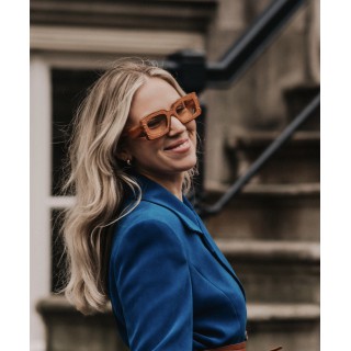 Sunglasses Elektrik | A mustard color sunglasses