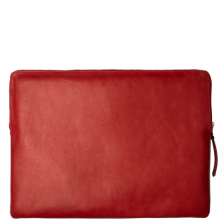 Laptopsleeve Lucas | A 17 inch leather laptopsleeve with zipper Laptopsleeve Lucas | A 17 inch leather laptopsleeve with zipper