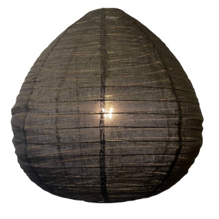 The linen lampshade Liv M black