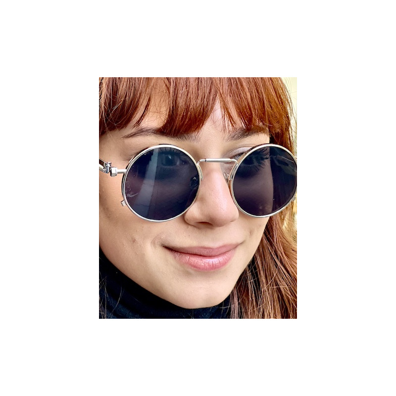 Zonnebril Madness zilver/zwart