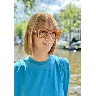 Sunglasses Elektrik | A mustard color sunglasses