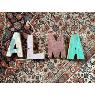 A wooden letter | A wooden letter made off old fishing boats A wooden letter | A wooden letter made off old fishing boats