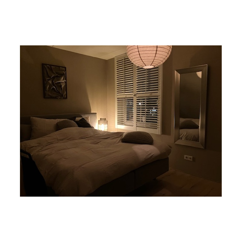 The linen lampshade Liv L sand | A linen, foldable lampshade